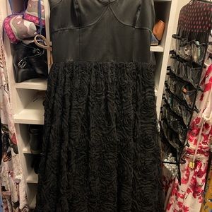 Adrianna Papell black evening gown